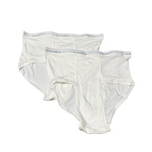 Hanes Comfort Flex White Briefs Mens XL Lot Of 2